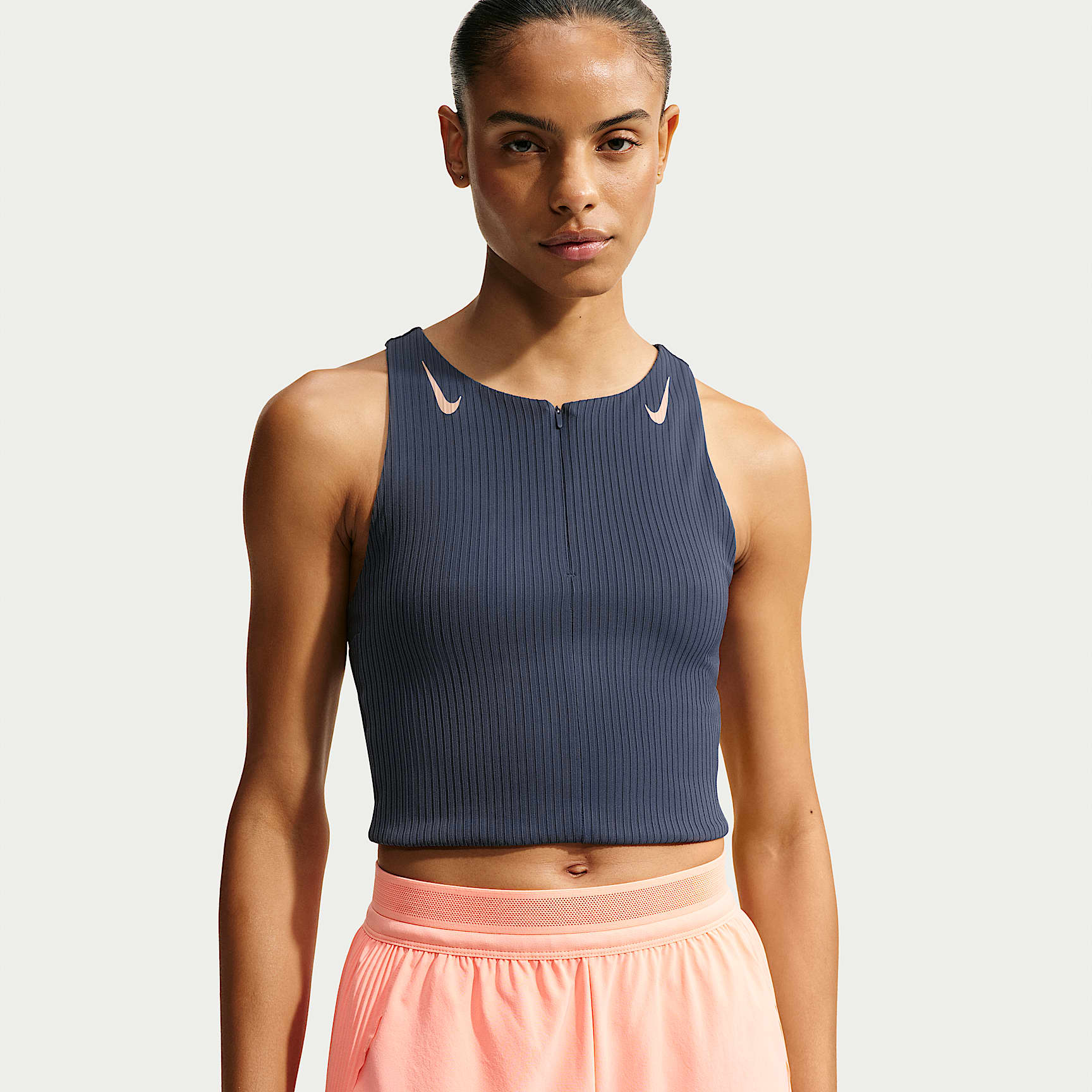 Nike AeroSwift Women's Dri-FIT ADV Cropped Running Tank Top. Nike IL
